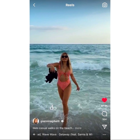 ASO Giannina Gibelli Love Is Blind Nasty Gal Wild Waters Animal Cut-Out Swimsuit - Picture 6 of 12